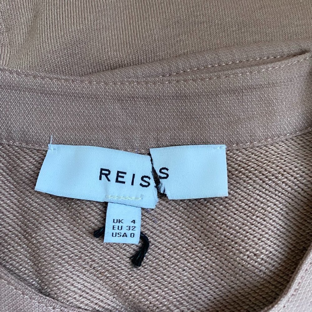 Reiss BNWOT womens "emlyn" sweatshirt dress panel detail - Picture 12 of 14
